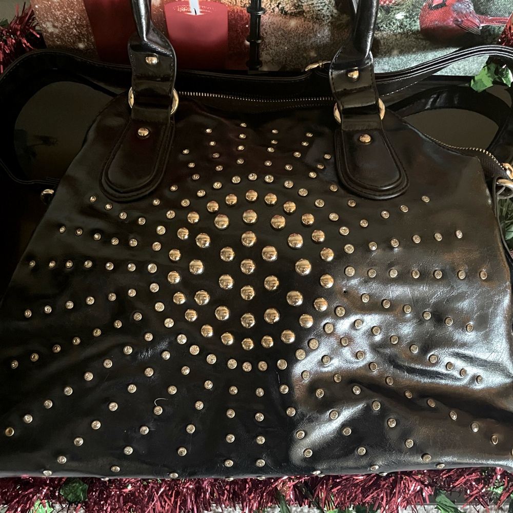 LATIQUE Black Shoulder Bag